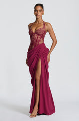 Bonita Maxi Dress - Mulberry