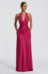 Cova Maxi Dress - Raspberry