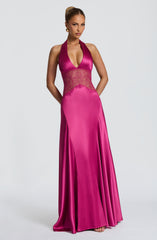Virella Maxi Dress - Fuchsia