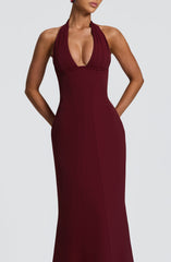 Adora Maxi Dress - Cherry Lacquer