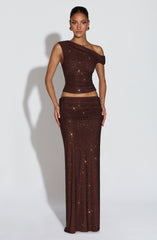 Aveda Top - Plum Brown