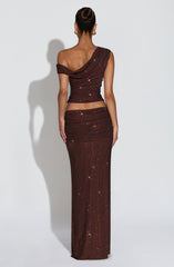 Aveda Top - Plum Brown