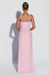 Calanthe Maxi Dress - Blush Sparkle