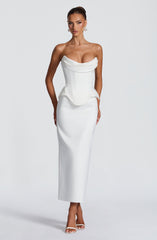 Calliope Midi Skirt - Ivory