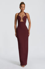 Charlotte Maxi Dress - Cherry Lacquer
