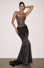 Claudette Maxi Skirt - Black