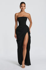 Cyra Maxi Dress - Black