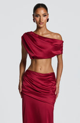 Edwina Top - Burgundy