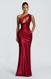 Emina Maxi Dress - Deep Red