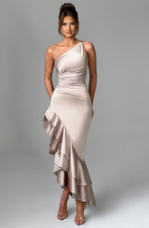 Esmeraya Maxi Dress - Champagne
