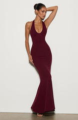 Fern Maxi Dress - Cherry Lacquer