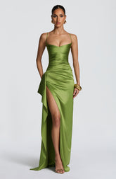 Helen Maxi Dress - Olive