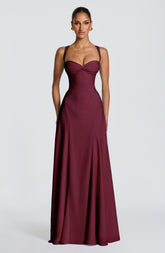 Irie Maxi Dress - Cherry Lacquer