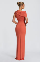 Kalina Maxi Dress - Burnt Orange