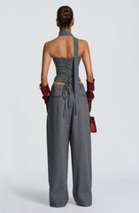 Kirsty Pants - Grey Marl