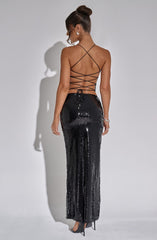 Larisa Maxi Skirt - Black