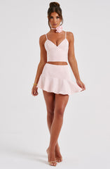 Louisa Mini Skirt - Blush