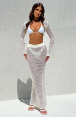 Riella Maxi Skirt - White