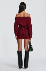 Sawyer Mini Dress - Burgundy