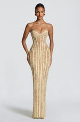 Sian Maxi Dress - Lemon