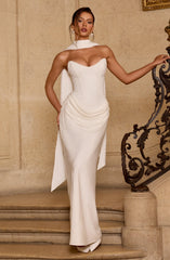 Tindra Maxi Dress - Ivory