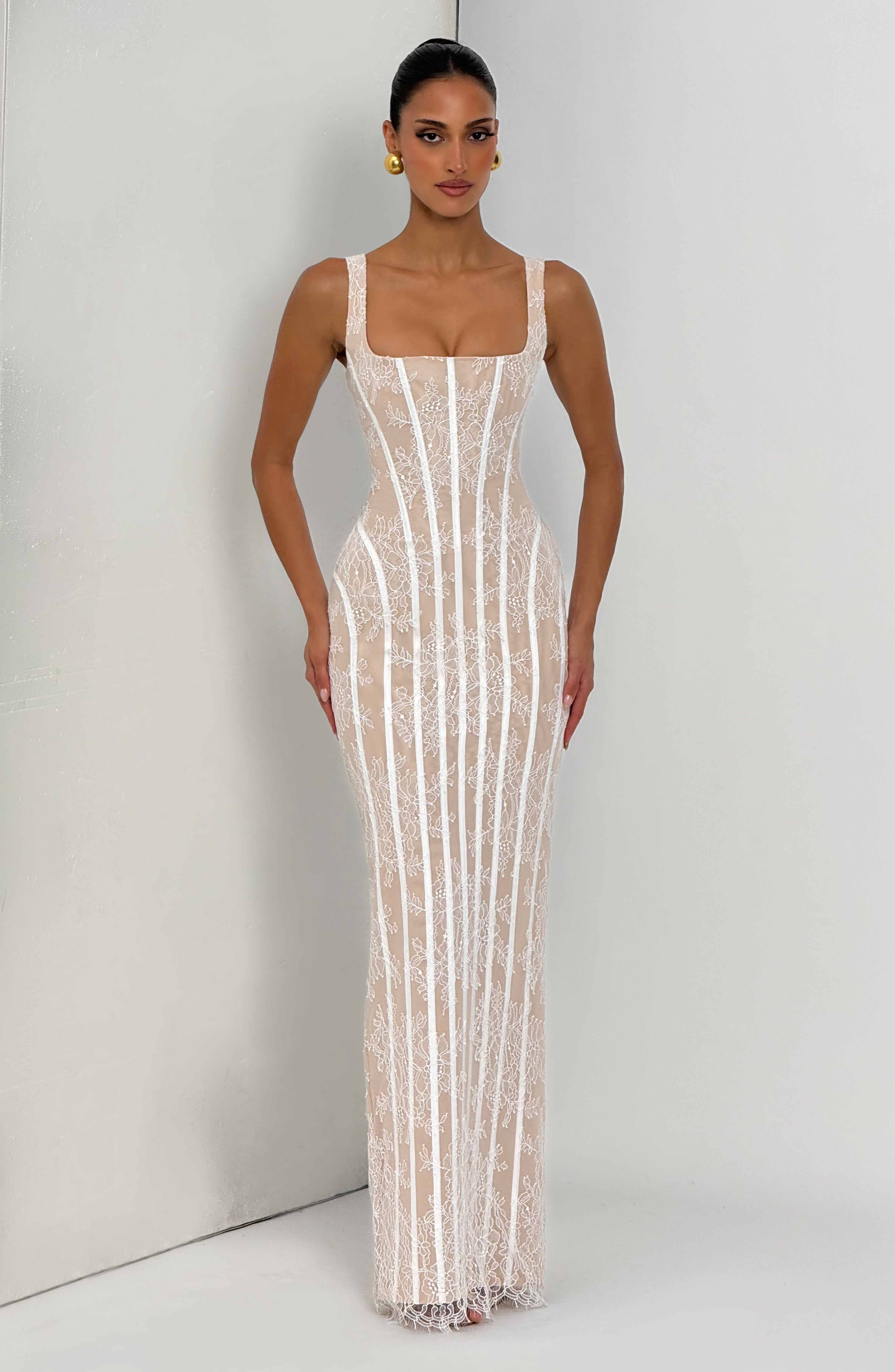 Polina Maxi Dress - Ivory
