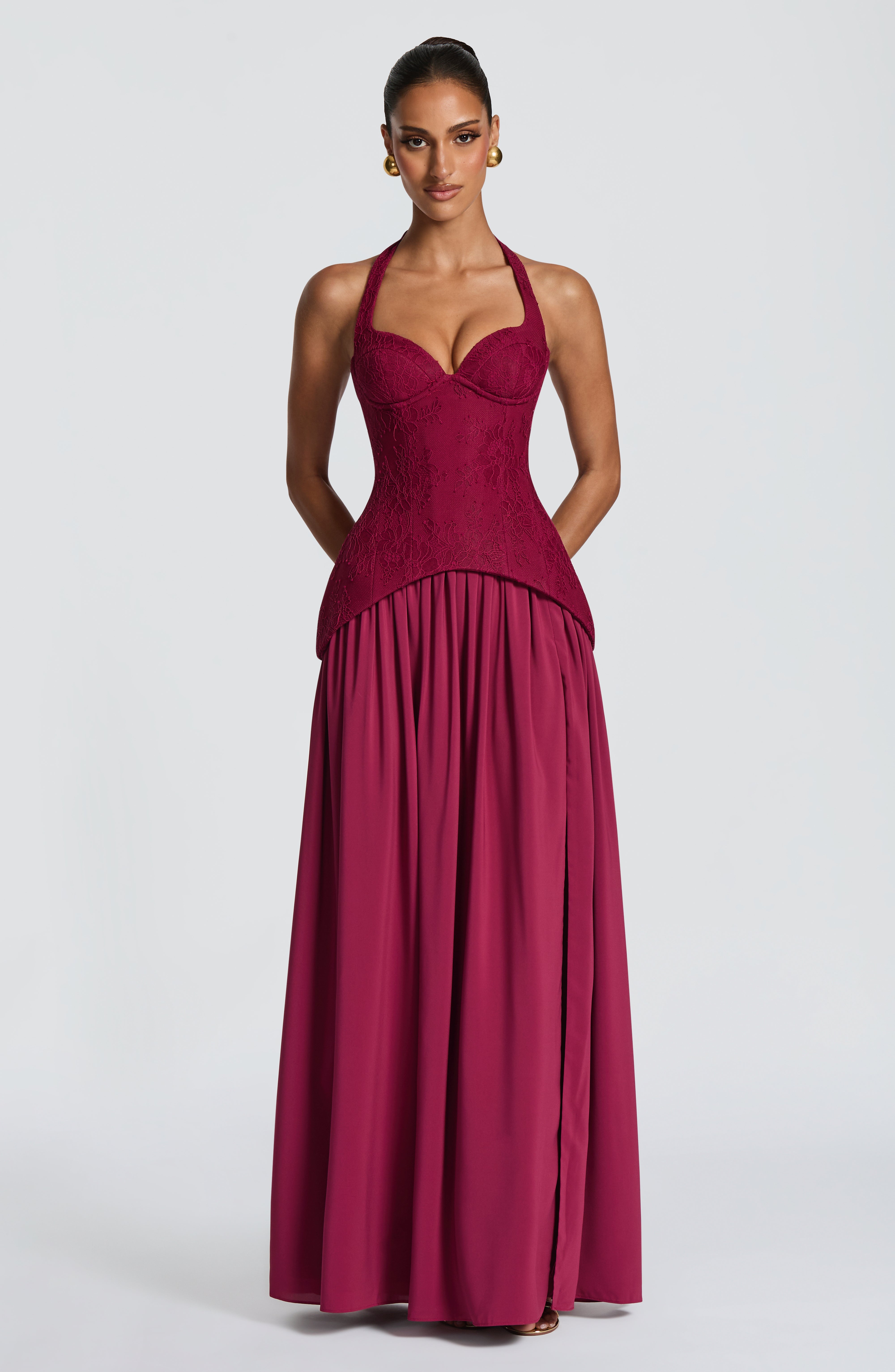 Almira Maxi Dress - Mulberry