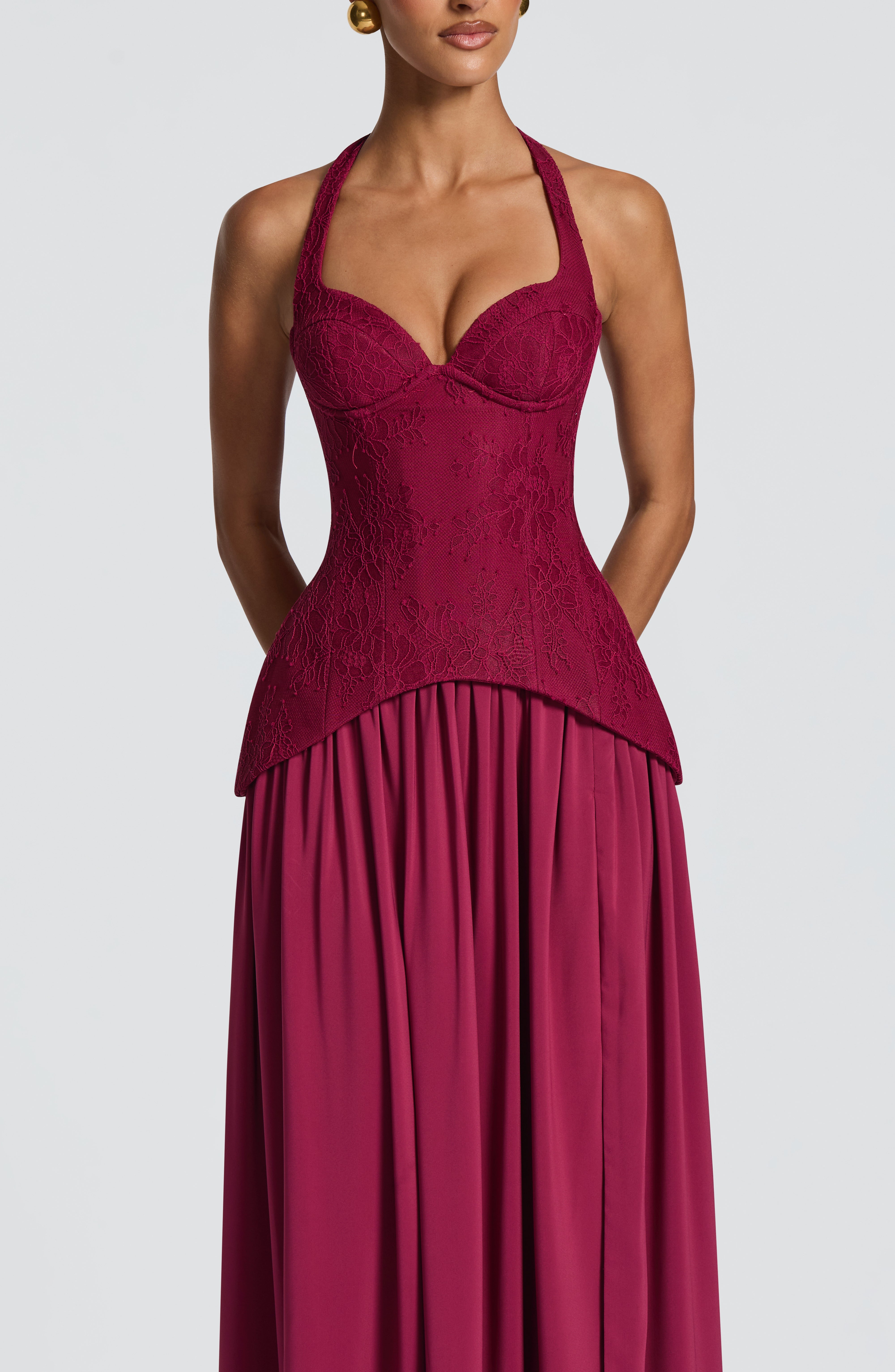 Almira Maxi Dress - Mulberry