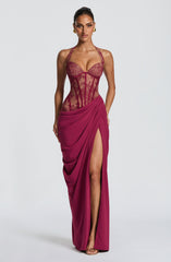 Bonita Maxi Dress - Mulberry