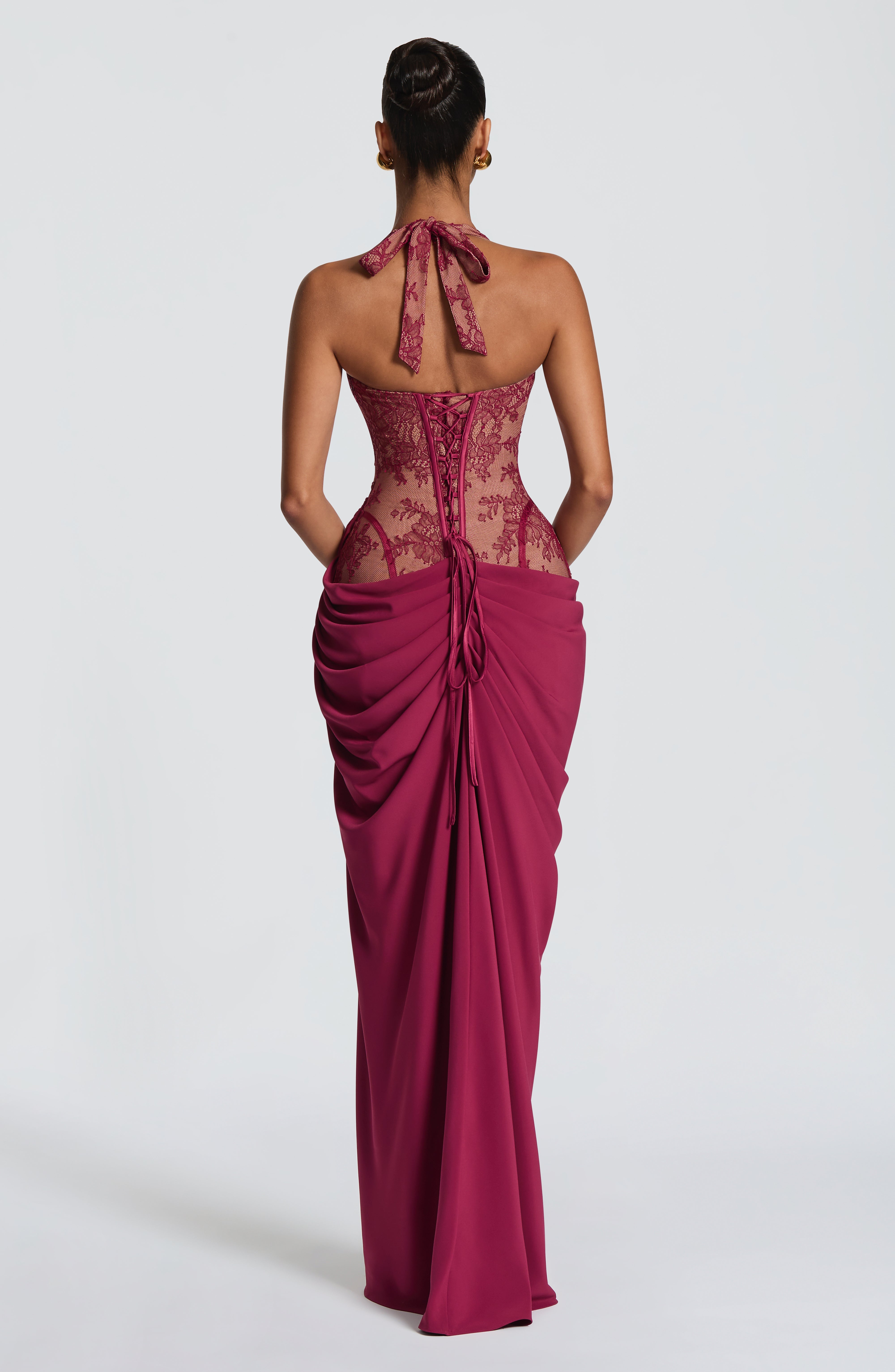 Bonita Maxi Dress - Mulberry