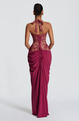 Bonita Maxi Dress - Mulberry