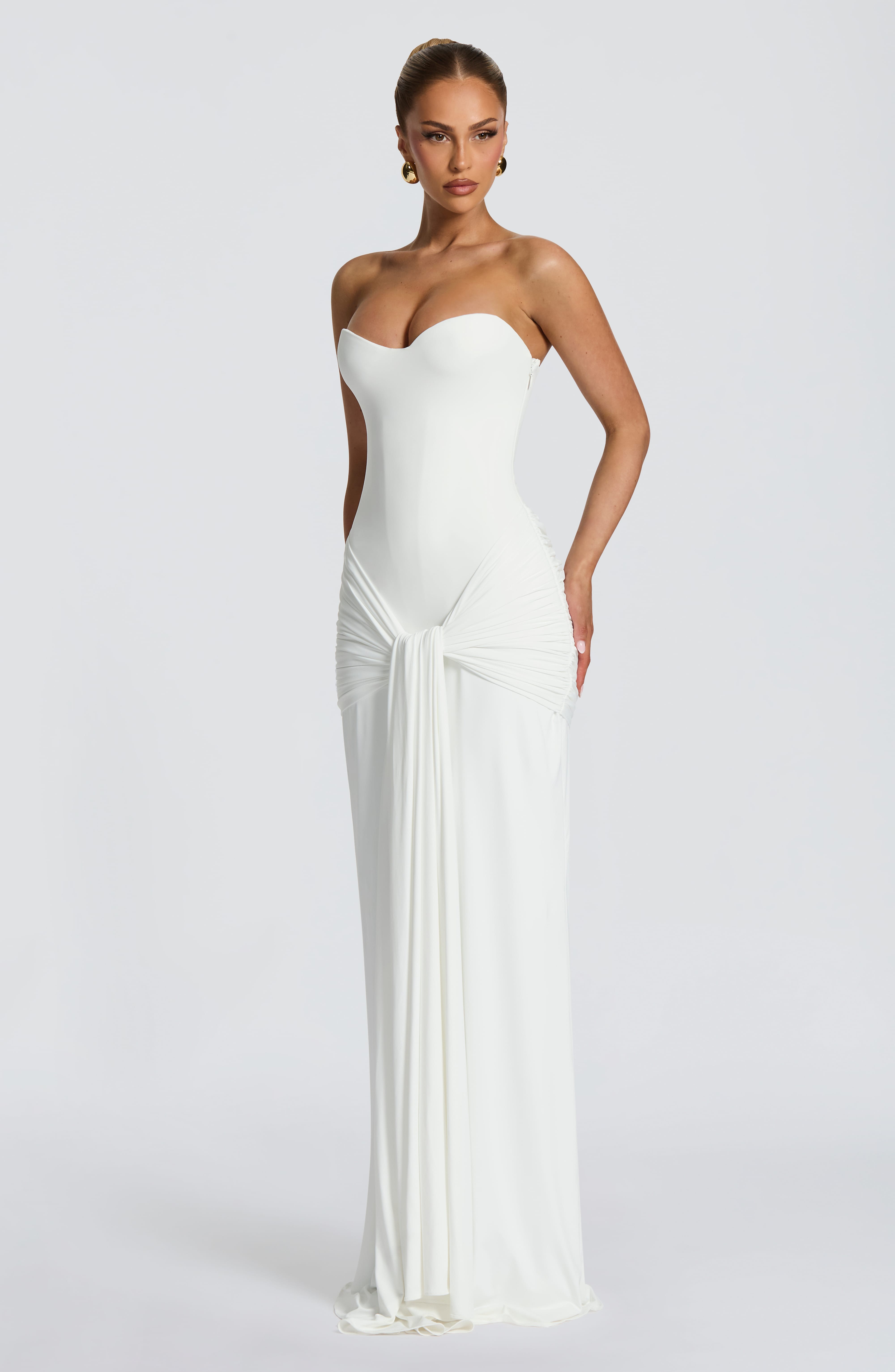 Gia Maxi Dress - Ivory