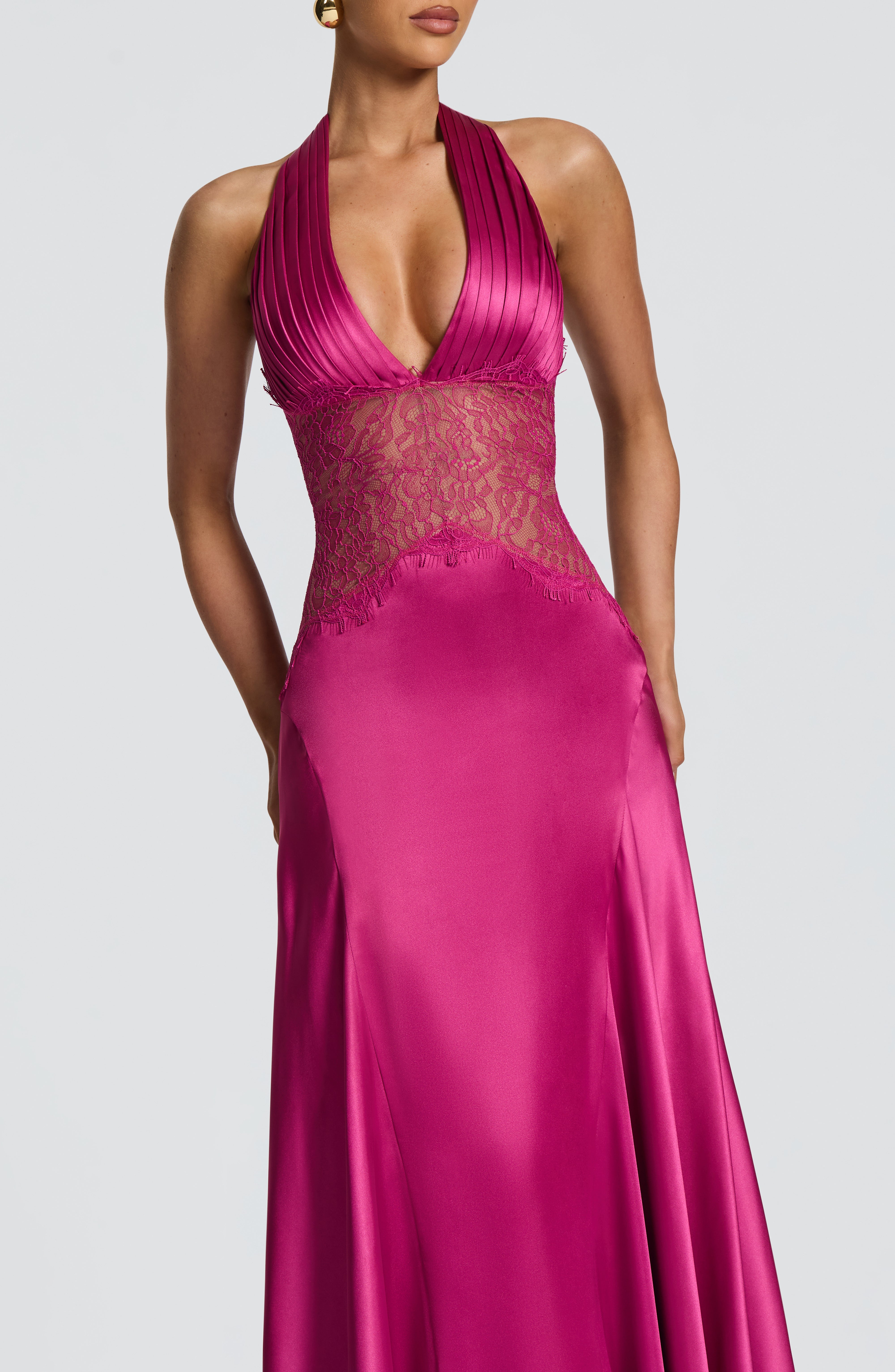 Virella Maxi Dress - Fuchsia