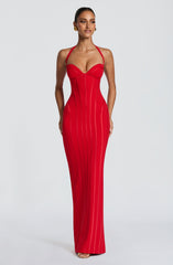 Nigella Maxi Dress - Red