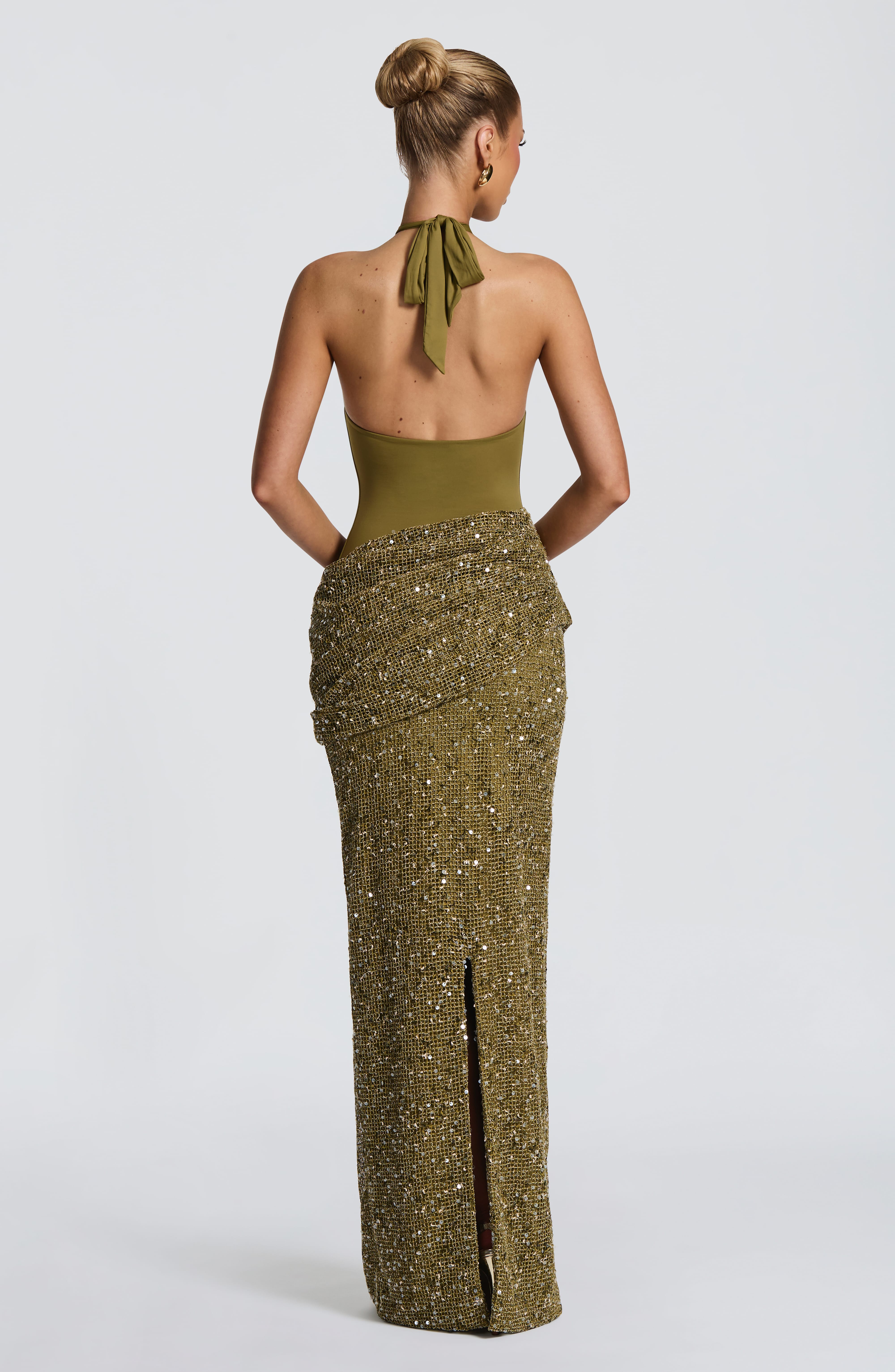 Solea Maxi Dress - Deep Olive