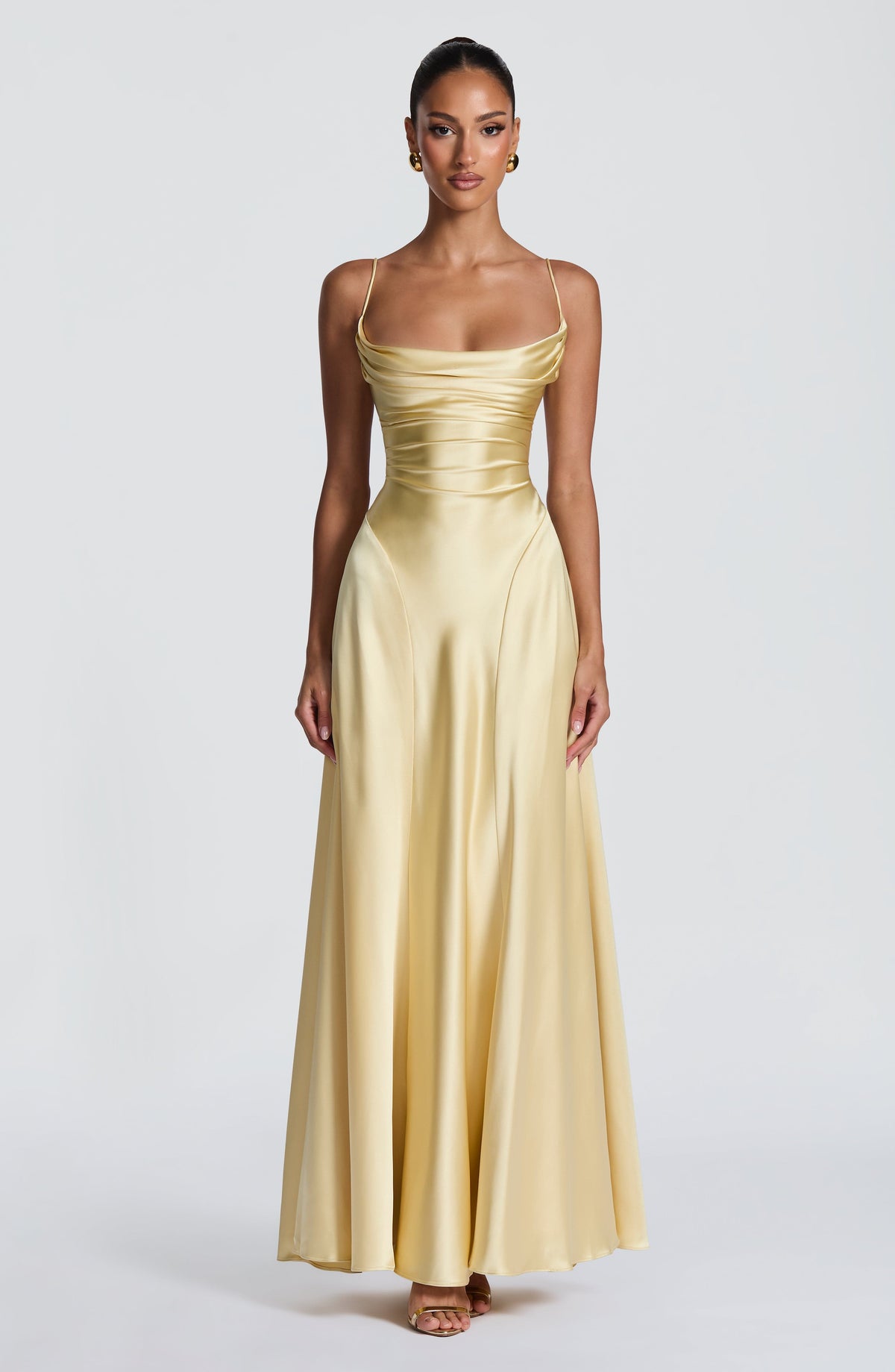 Adelina Maxi Dress - Lemon