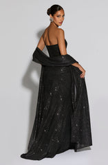 Agnes Shawl - Black Sparkle
