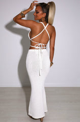 Alexa Maxi Skirt - White