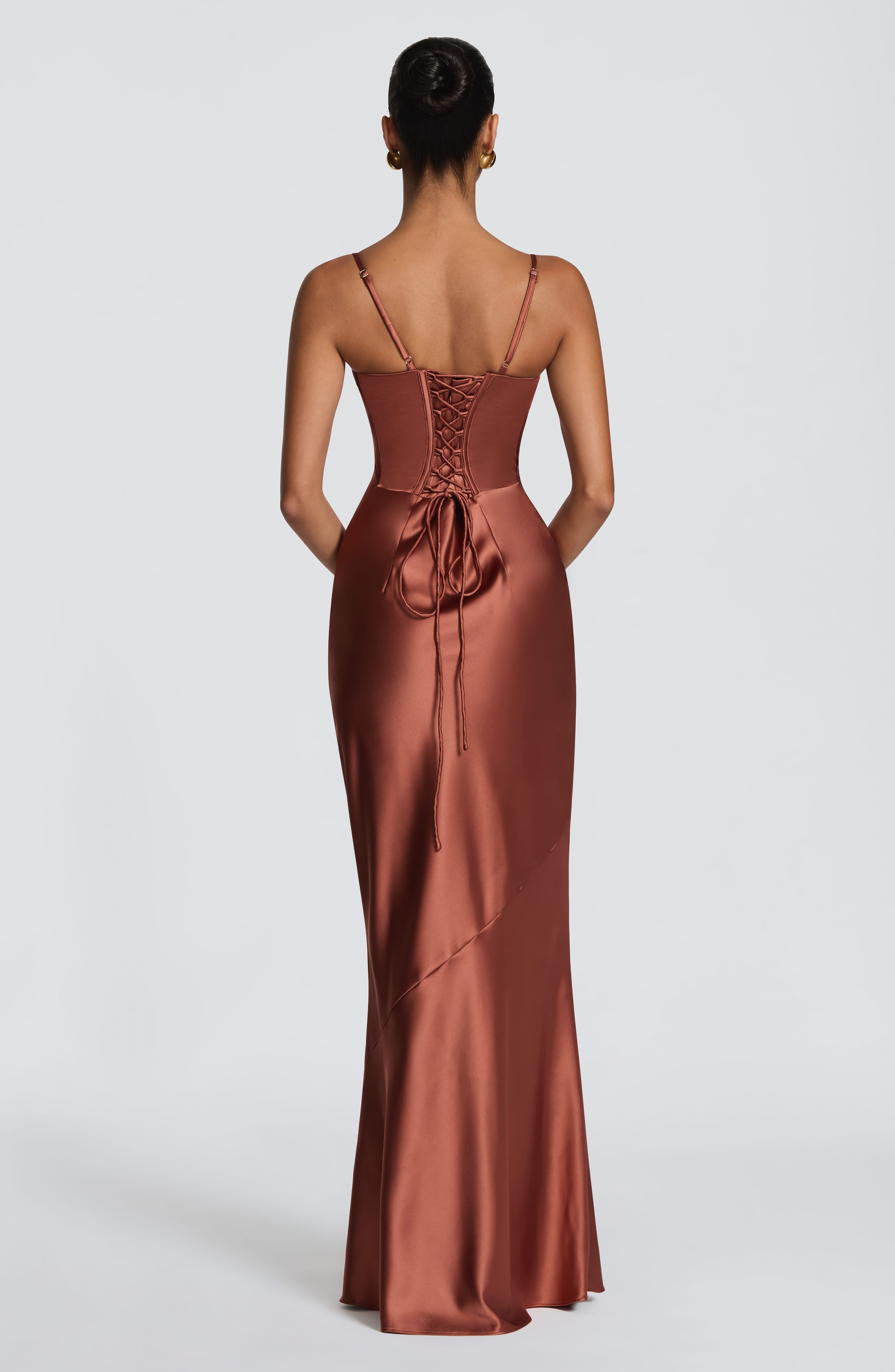 Amorette Maxi Dress - Rust
