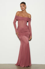 Arlena Maxi Dress - Rose Brown