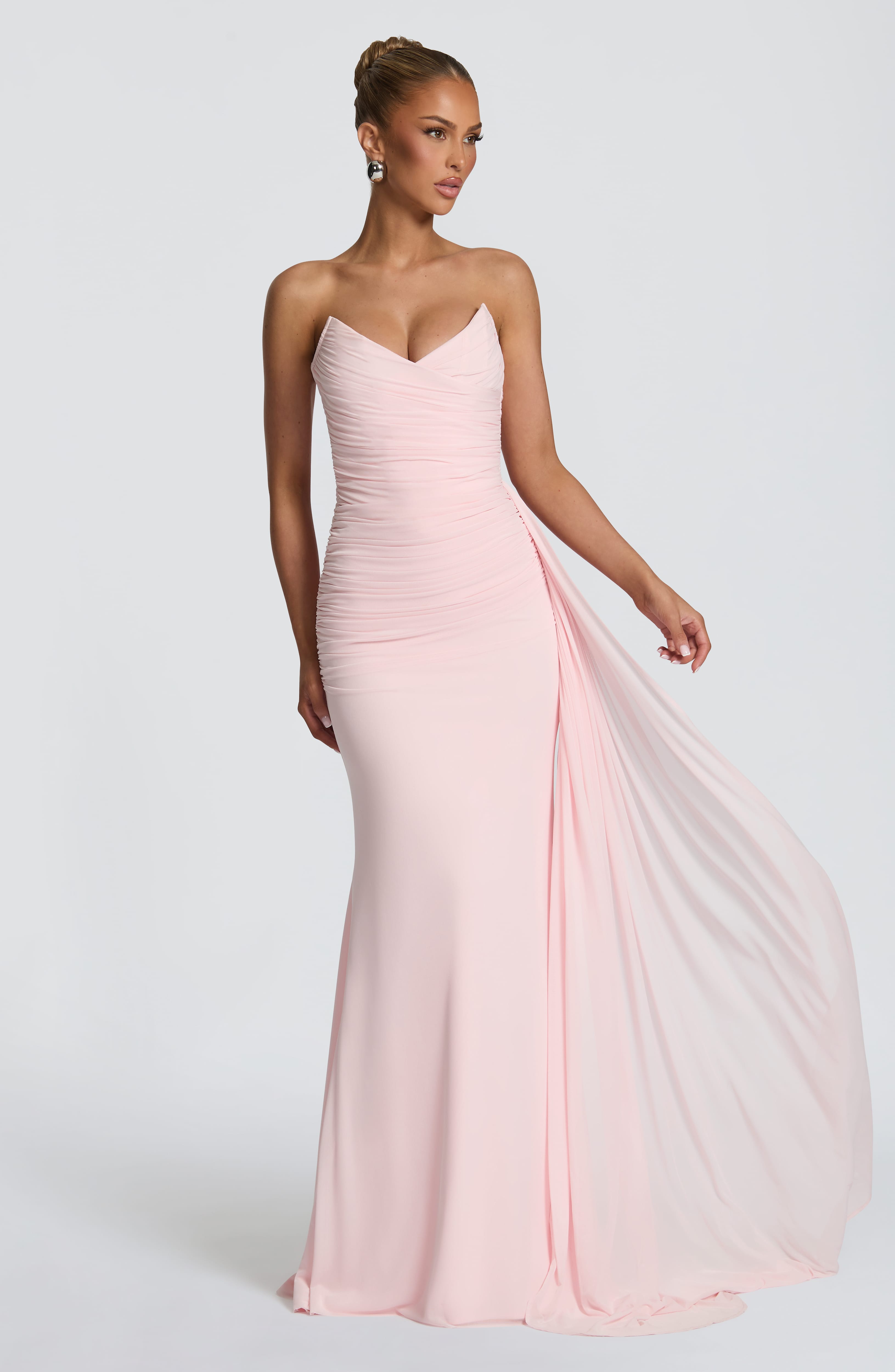 Ashika Maxi Dress - Blush