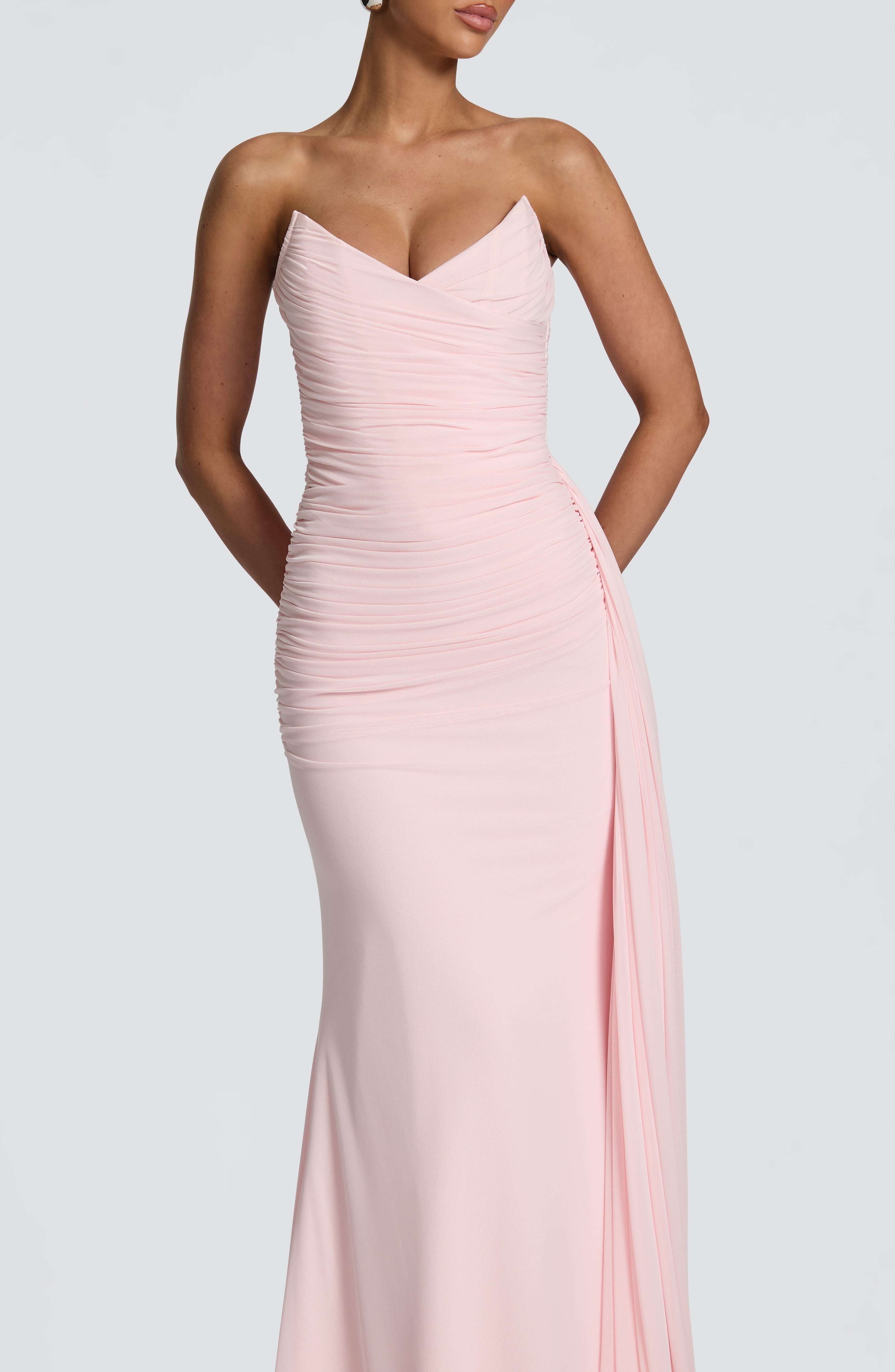 Ashika Maxi Dress - Blush