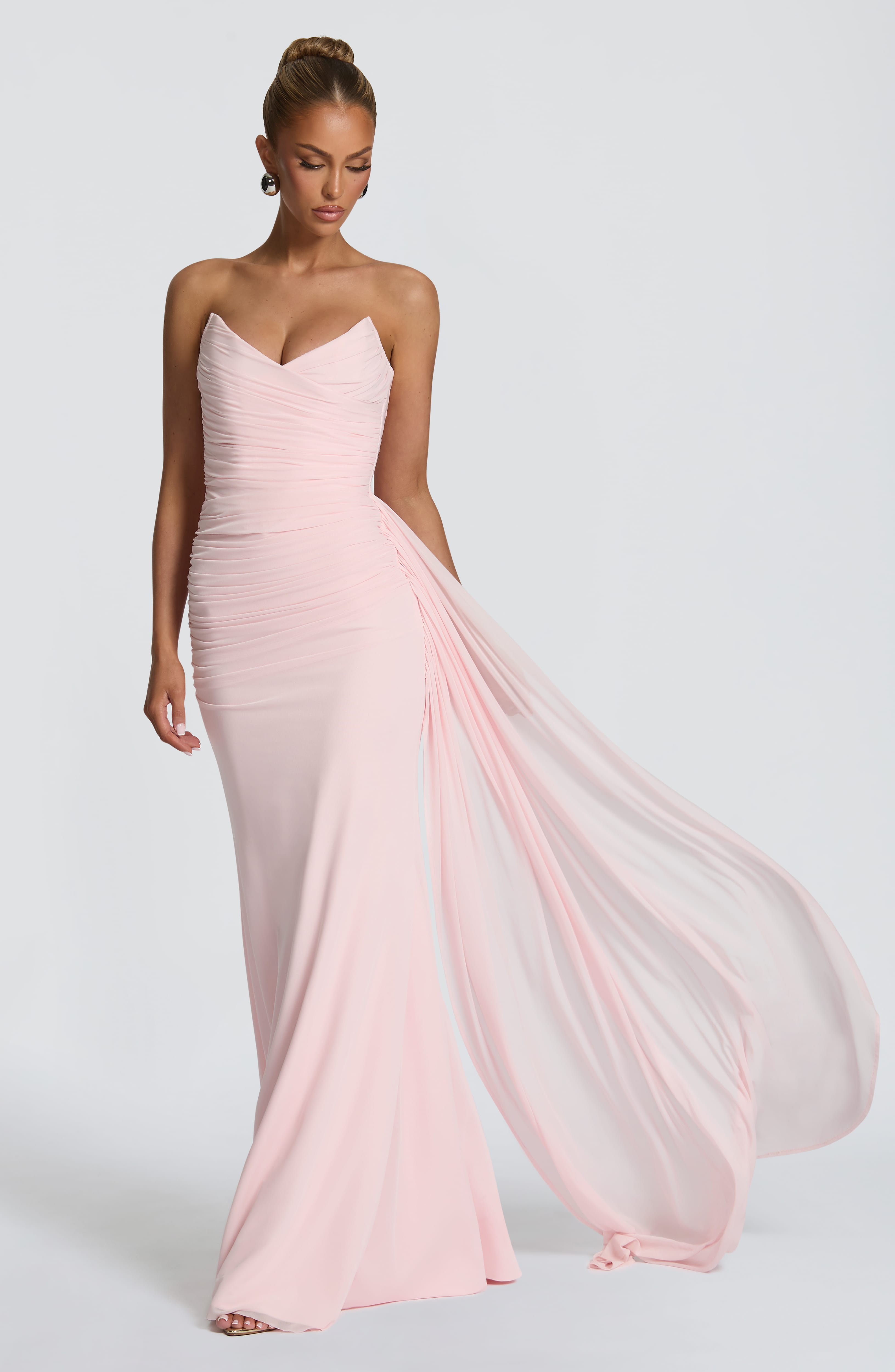 Ashika Maxi Dress - Blush