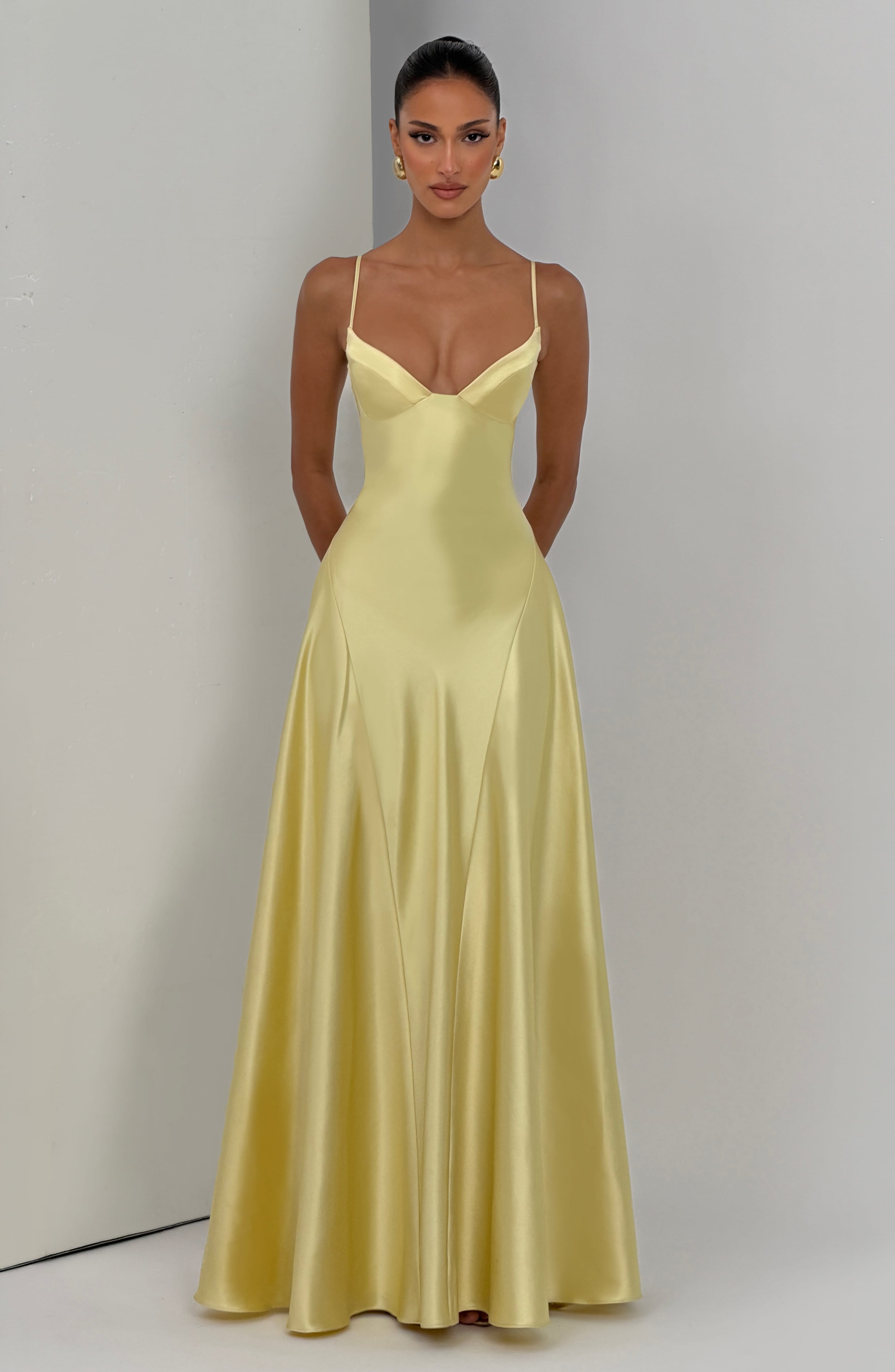 Asterin Maxi Dress - Lemon