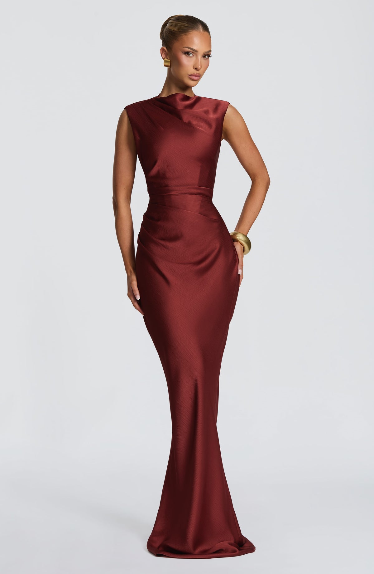 Avielle Maxi Dress - Deep Rust