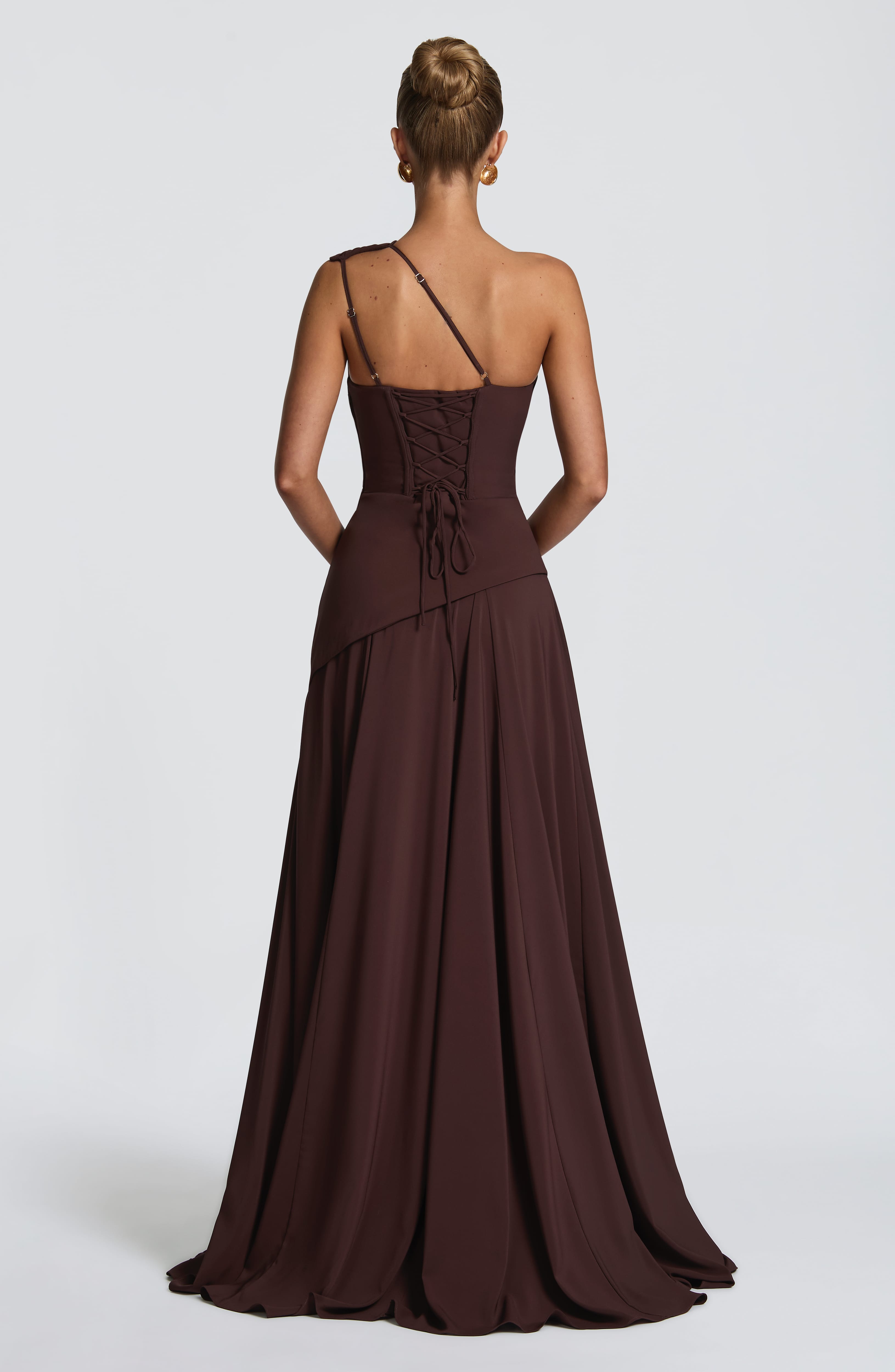 Bianca Maxi Dress - Plum Brown