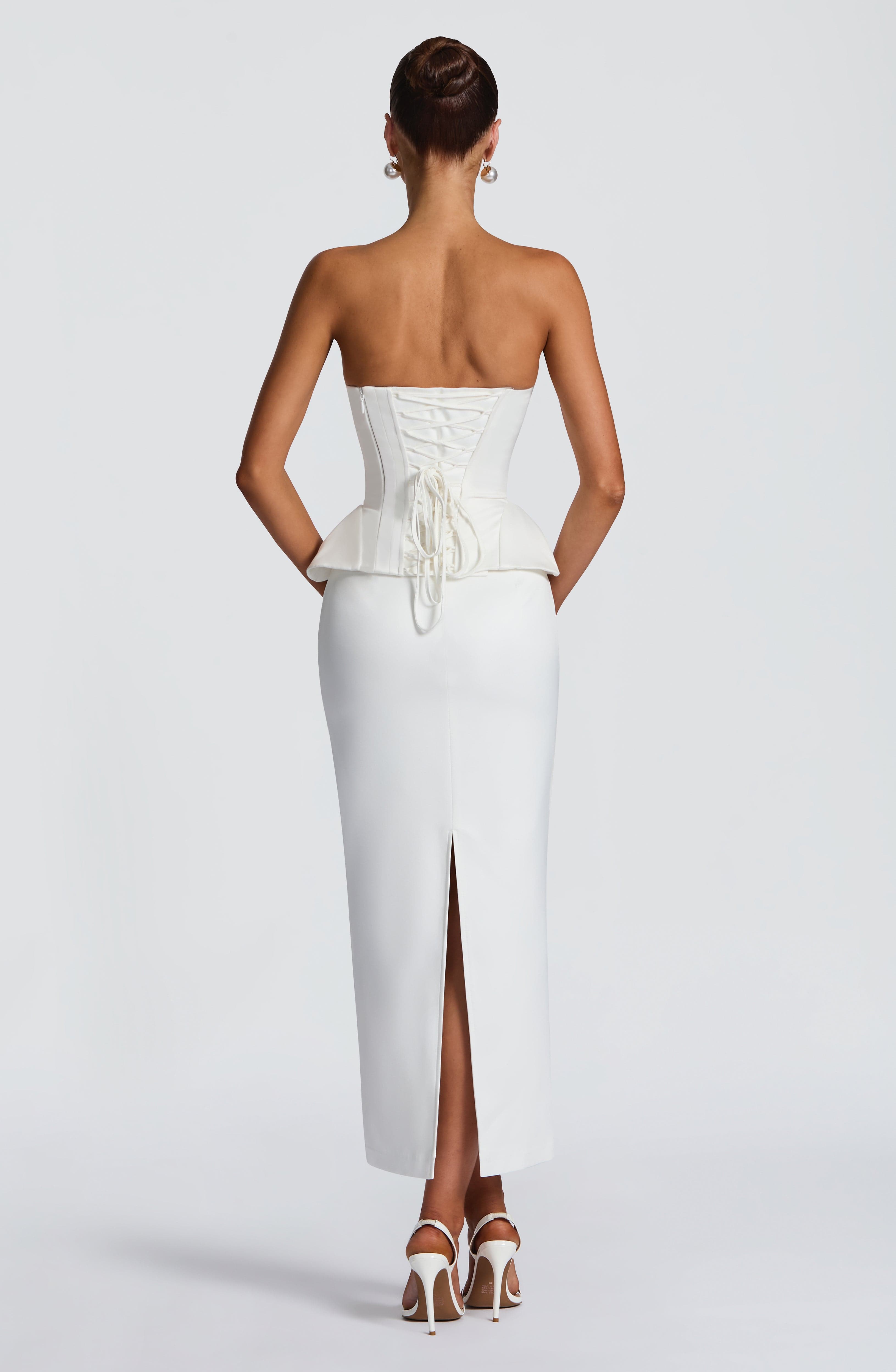 Calliope Midi Skirt - Ivory