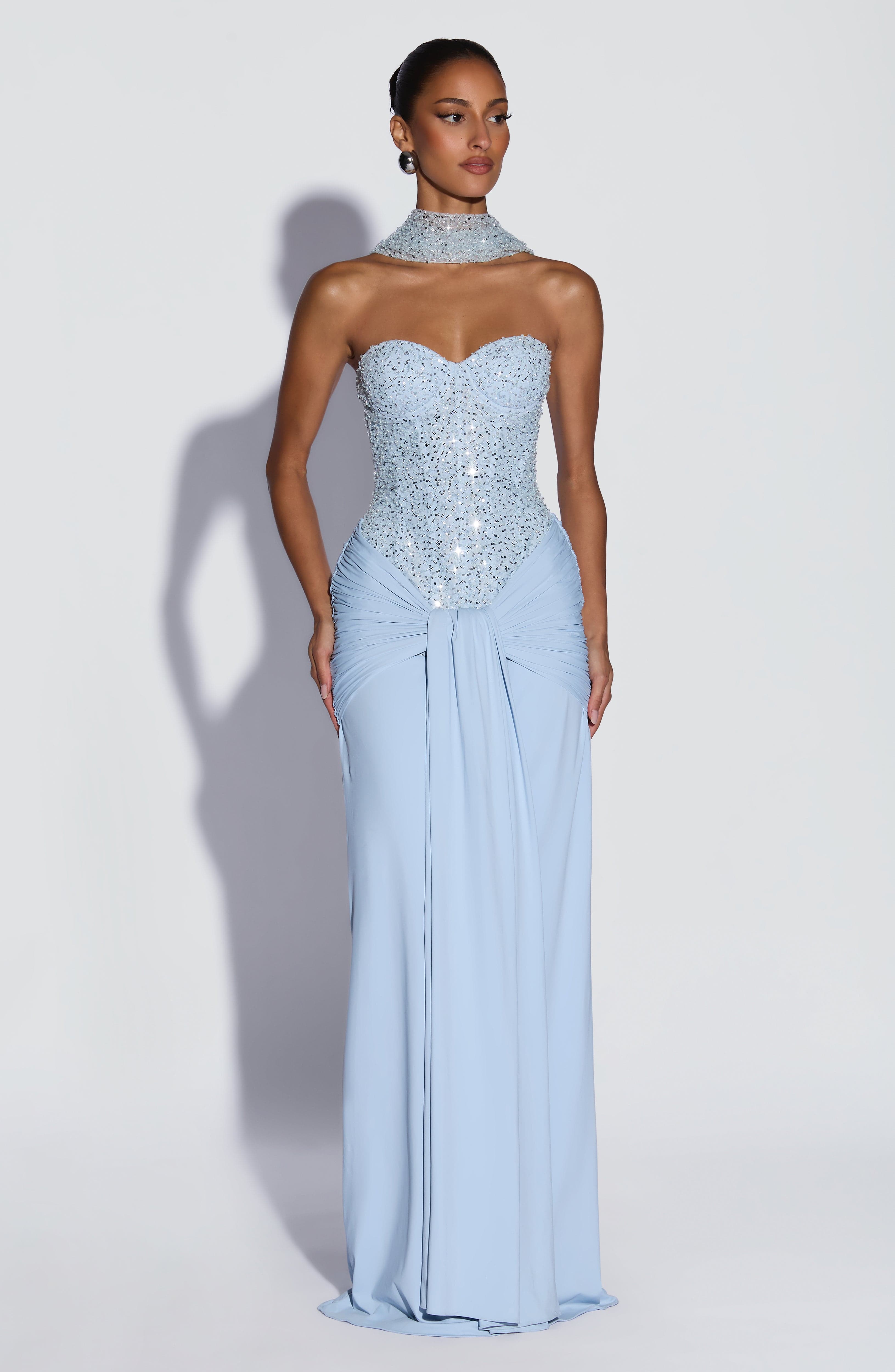 Carina Maxi Dress - Glacier Blue