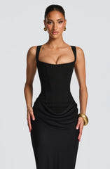 Cornelia Maxi Dress - Black