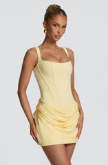 Cornelia Mini Dress - Lemon